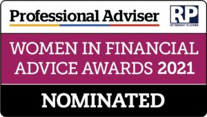 Women in Financial Advice Awards 2021 nominated logo