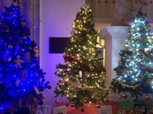 Positive Wealth Creation Ltd's Christmas Tree at the St. Andrew's Church Christmas Tree festival December 2022